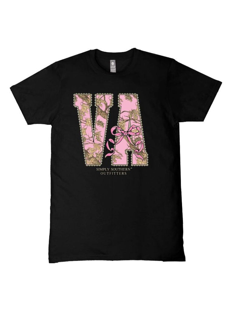 Virginia Black Short Sleeve Shirt