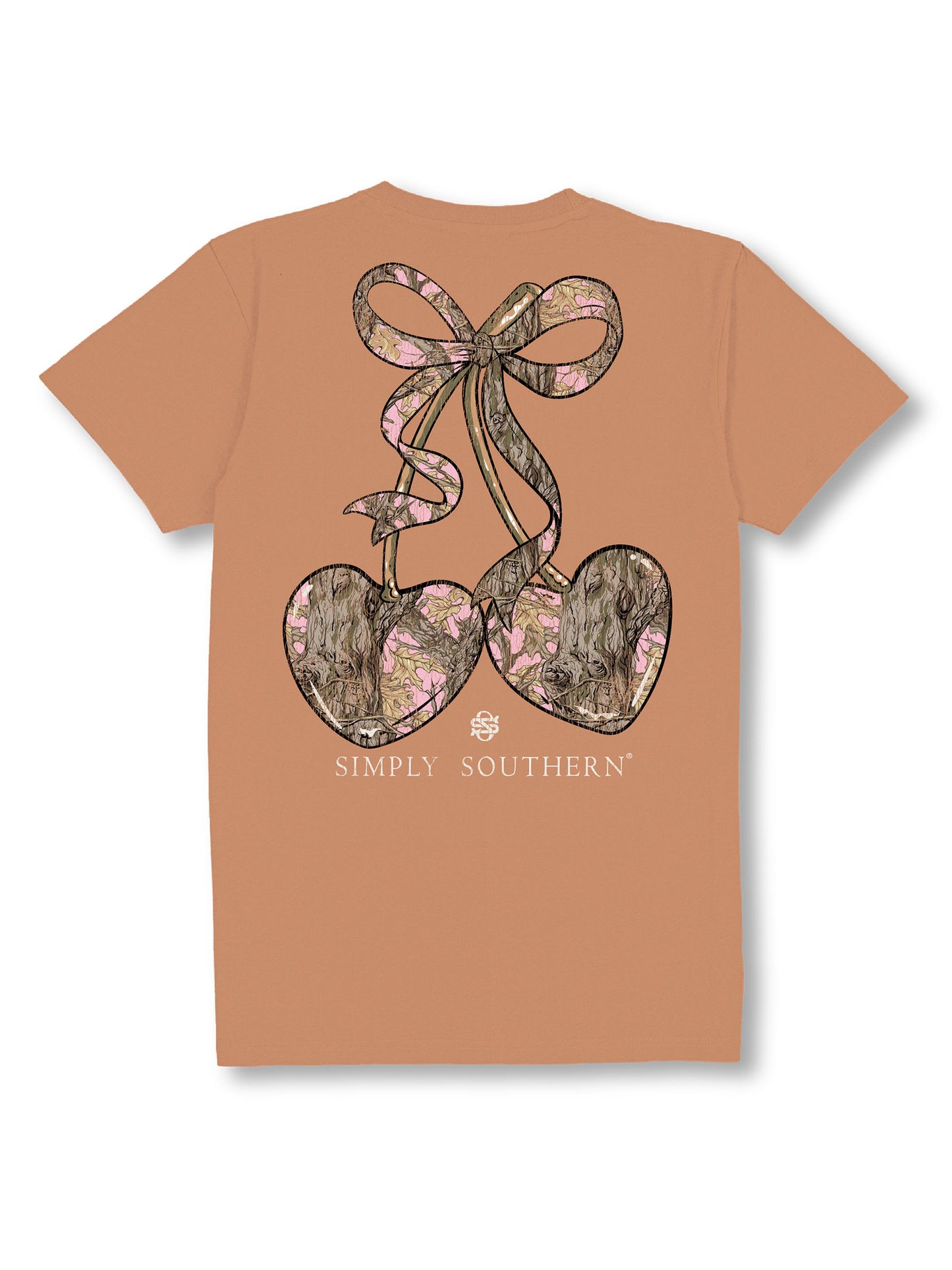 Camo Cherry Short Sleeve Shirt