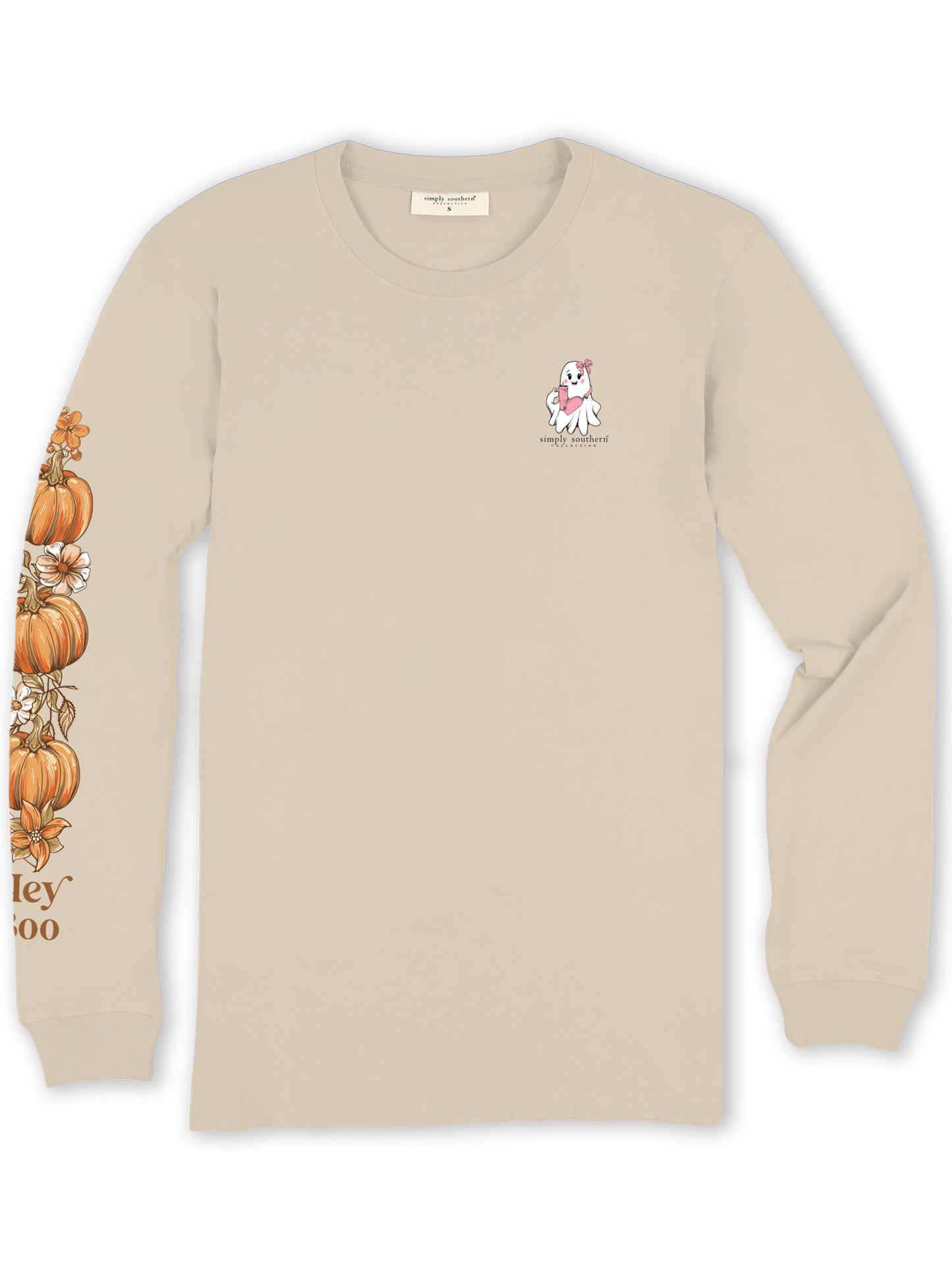 "Hey Boo" Ghost Long Sleeve