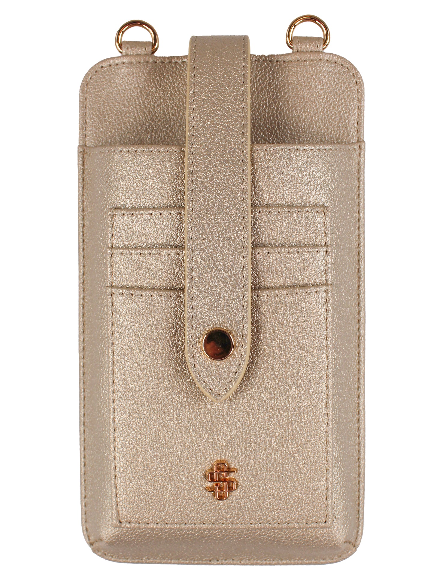 Leather Snap Crossbody