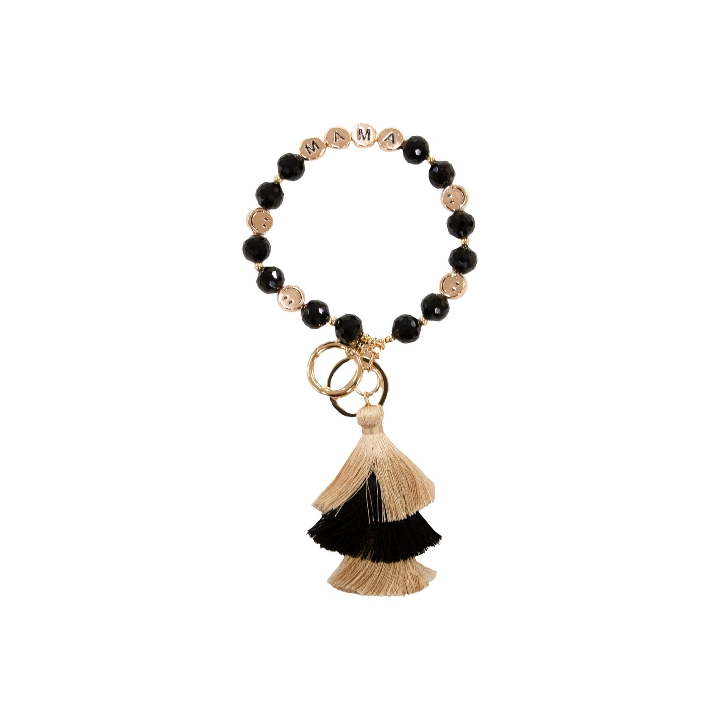 Crystal Bangle Bead Keychains