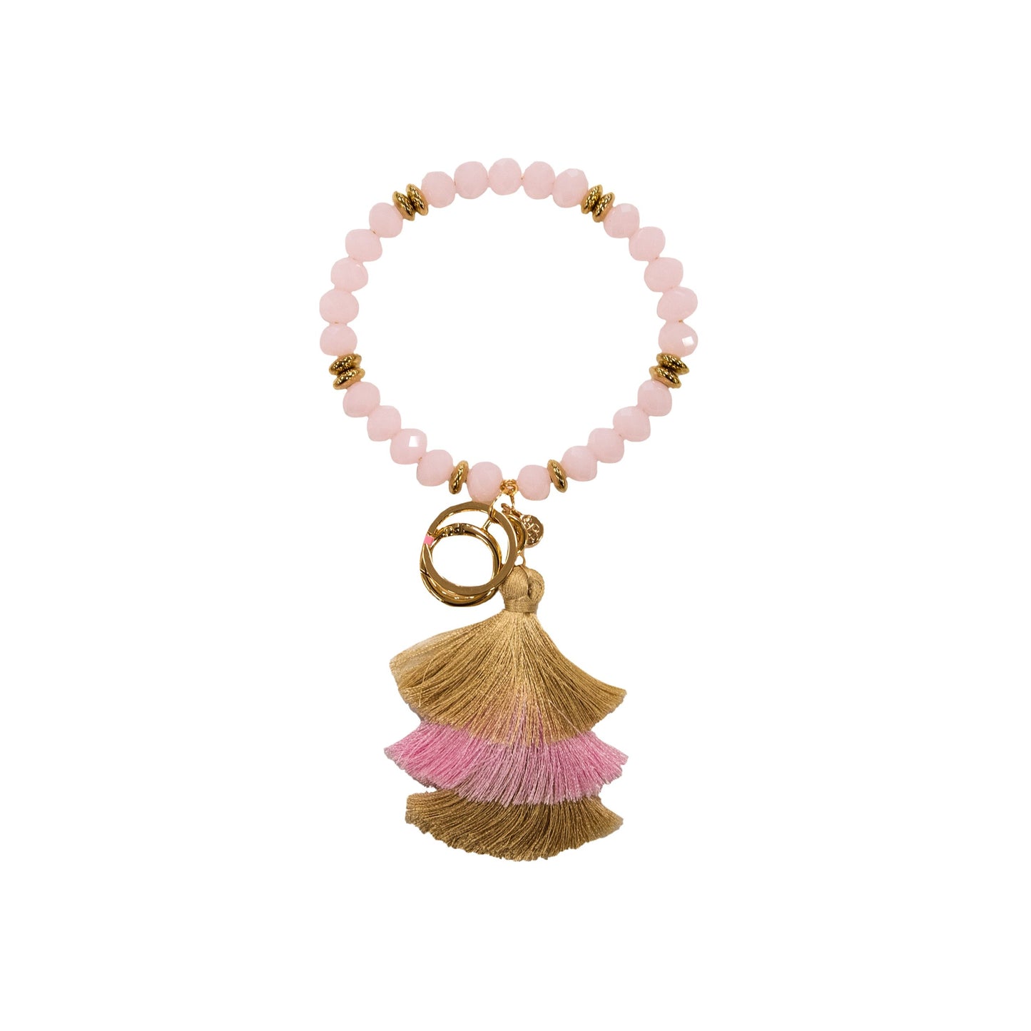 Crystal Bangle Bead Keychains