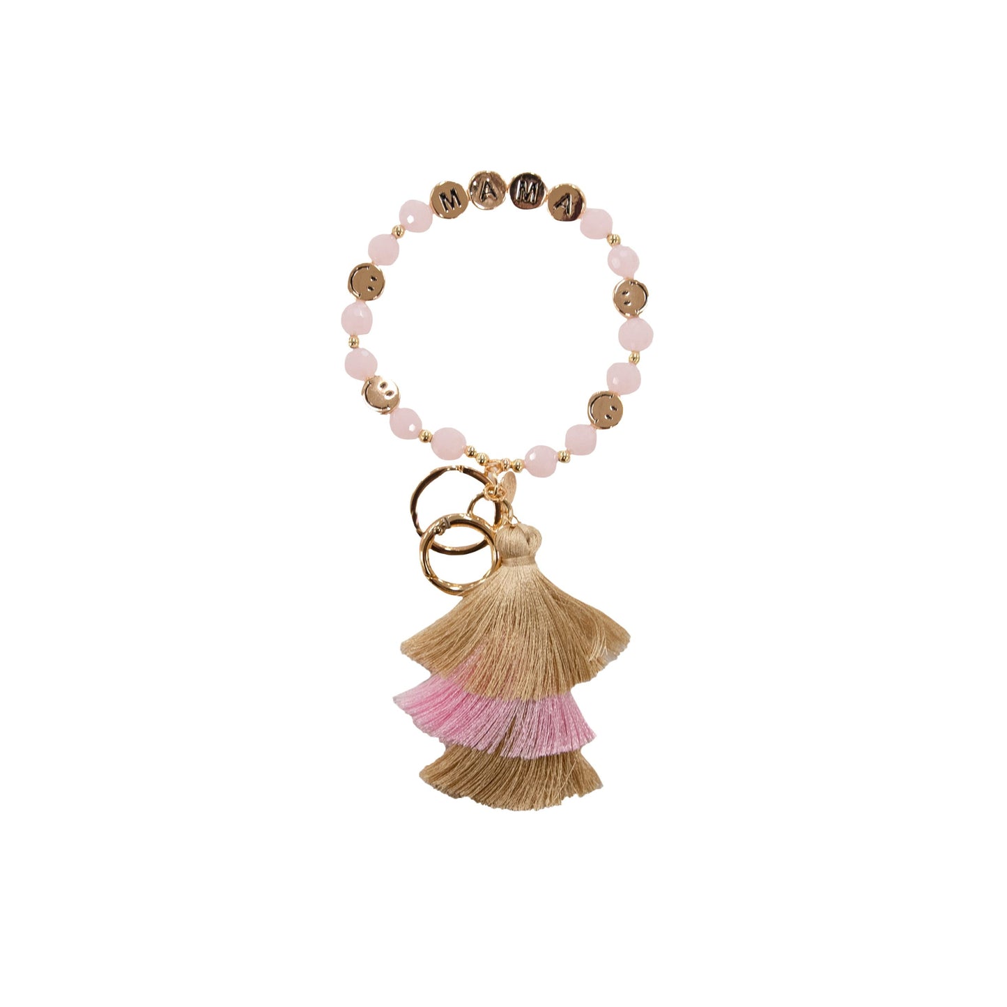 Crystal Bangle Bead Keychains