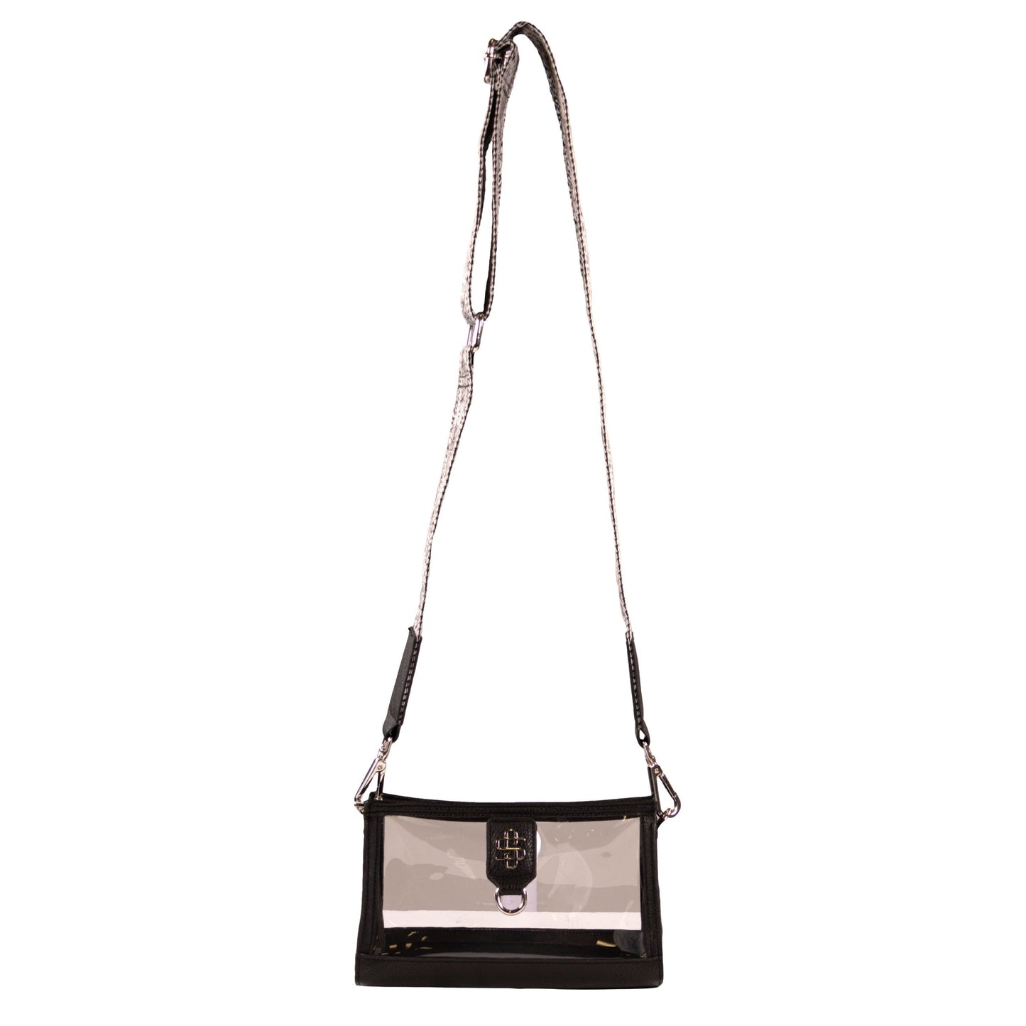 Leather Clear Crossbody