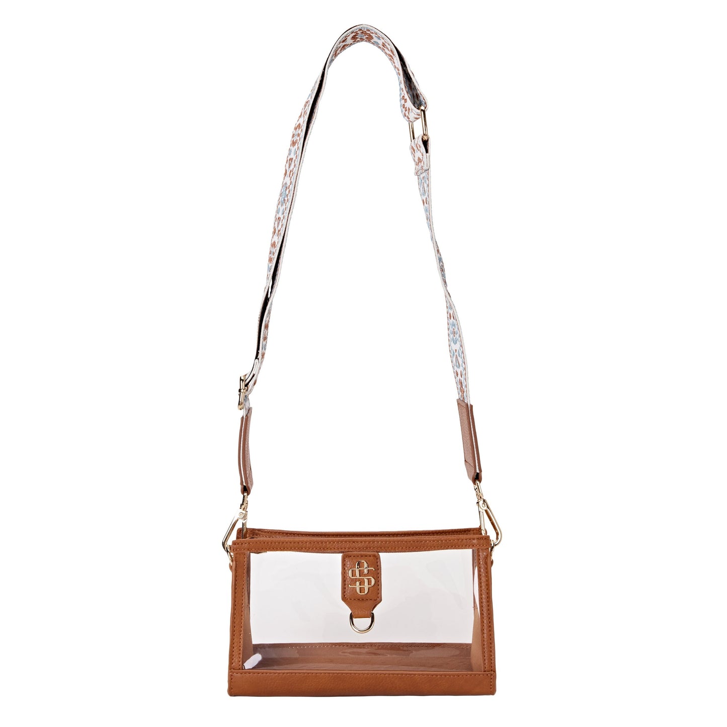 Leather Clear Crossbody