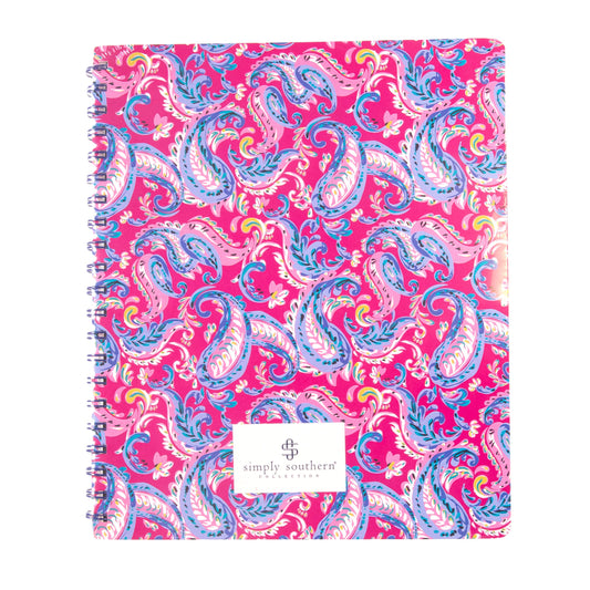 Paisley College Ruled Lined Notebook