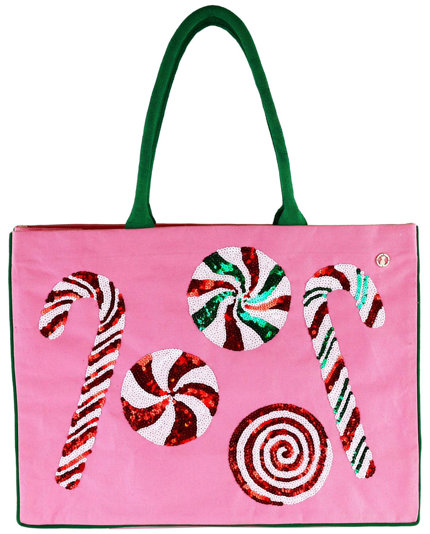 Candy Embroidered Tote Bag