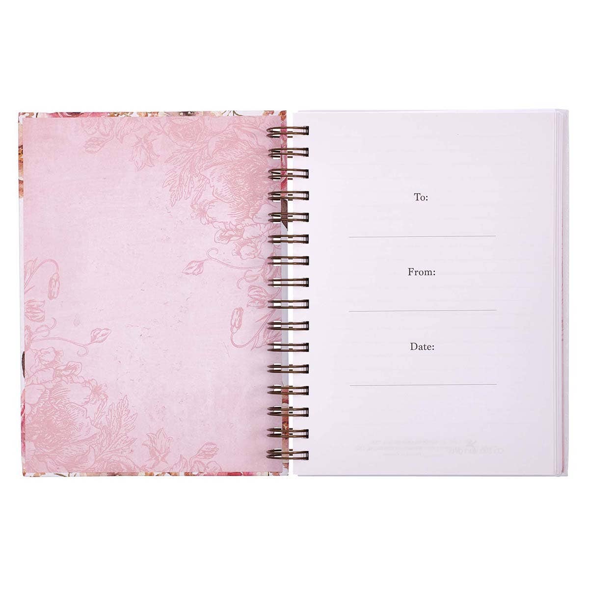 With God All Things are Possible Large Wirebound Journal wit