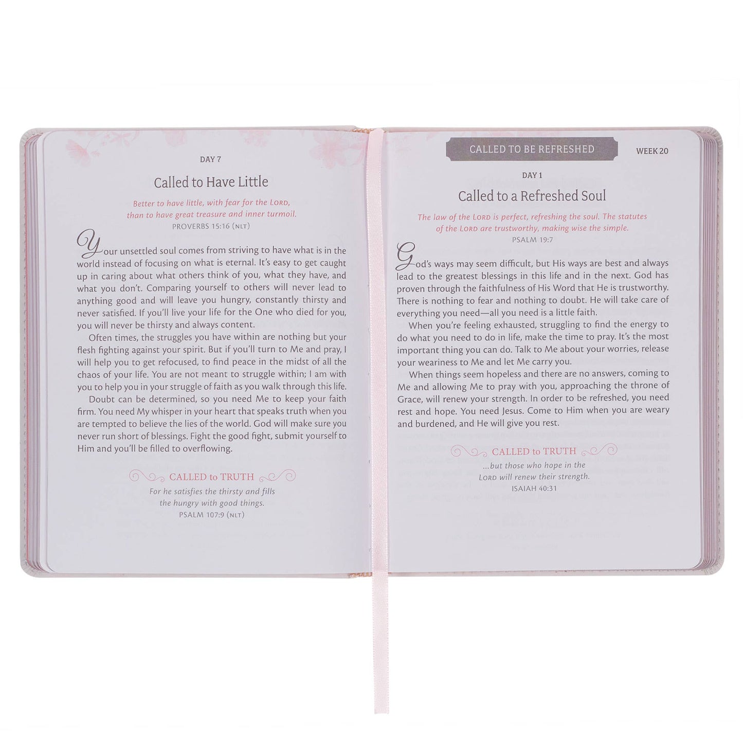Devotional Walking in the Spirit Faux leather