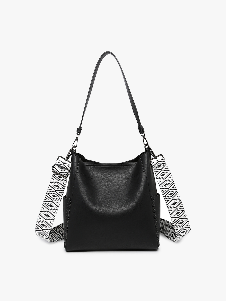 M2070 Penny 2-in-1 Bucket Bag w/ Guitar Strap: Melon