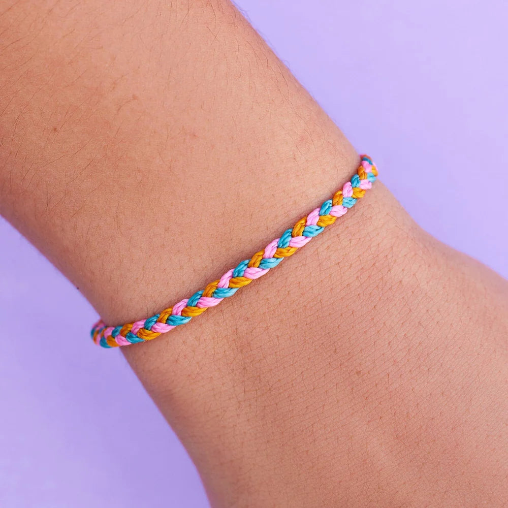 Mini Braided Bracelet - Tropical