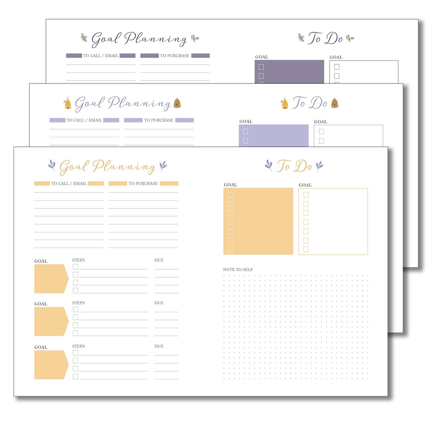2025 Garden Bee High Note® Weekly Softcover Planner