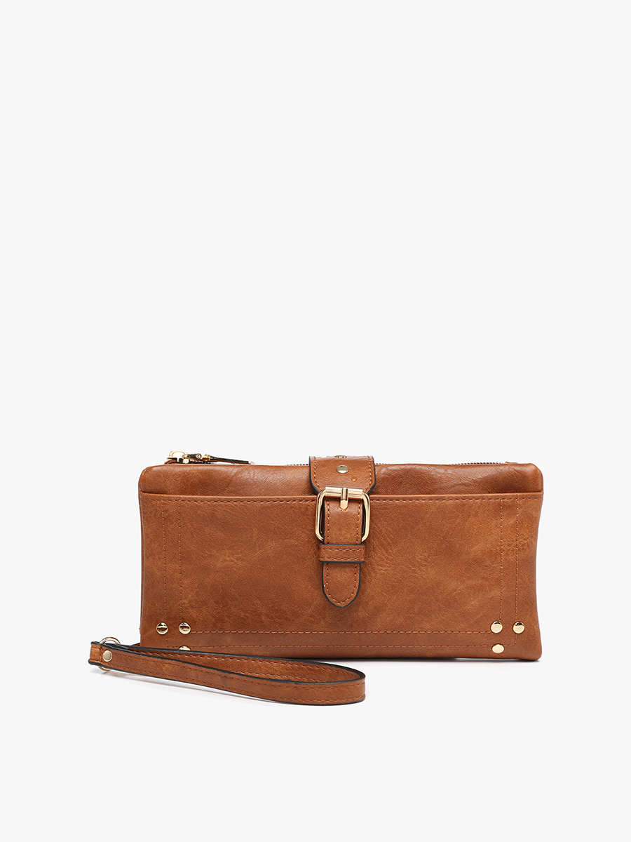 Cadence Buckle Wallet - Khaki
