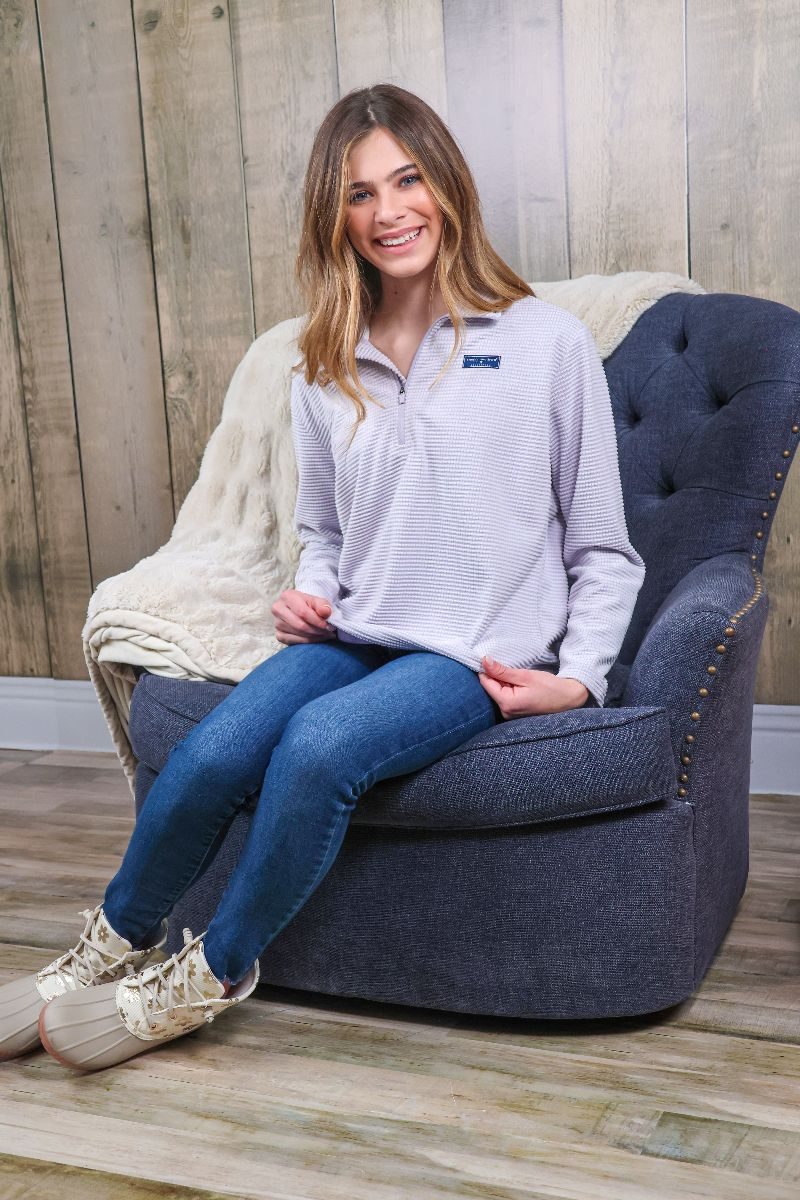 Quarter Zip Pullover - Haze