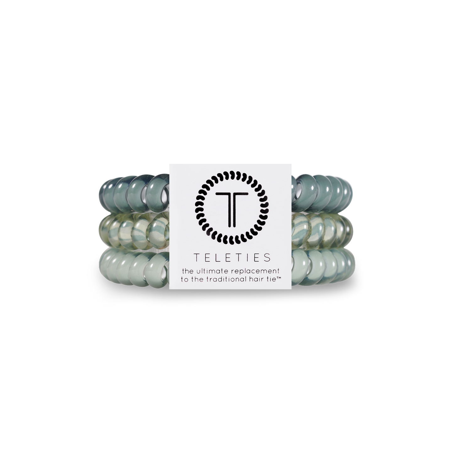 Sage Swirl Hair Ties