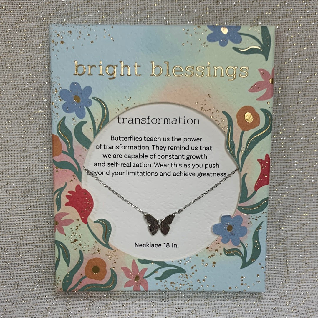 Bright Blessings Necklace - Transformation (Butterfly)
