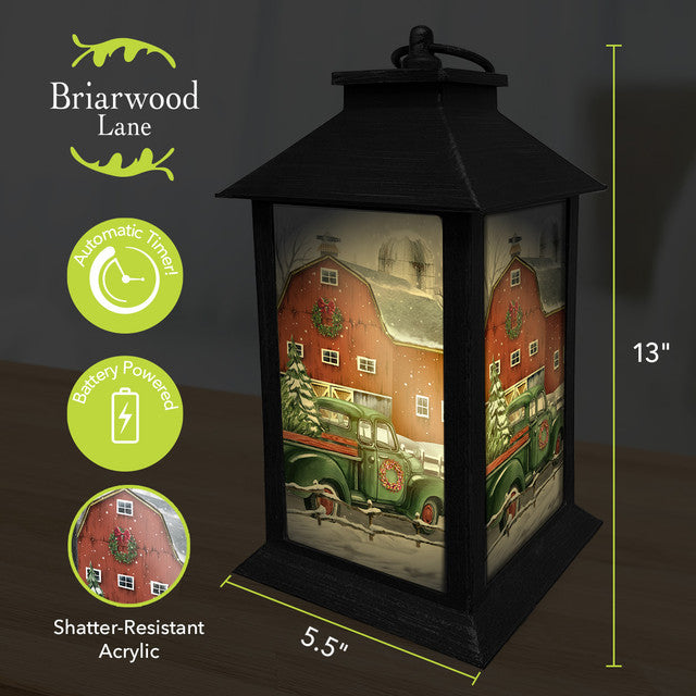 Christmas on the Farm Lantern