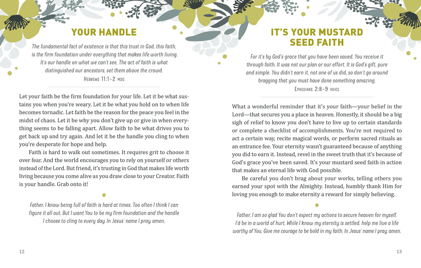 A Mustard Seed Faith: Devotions & Prayers for Women