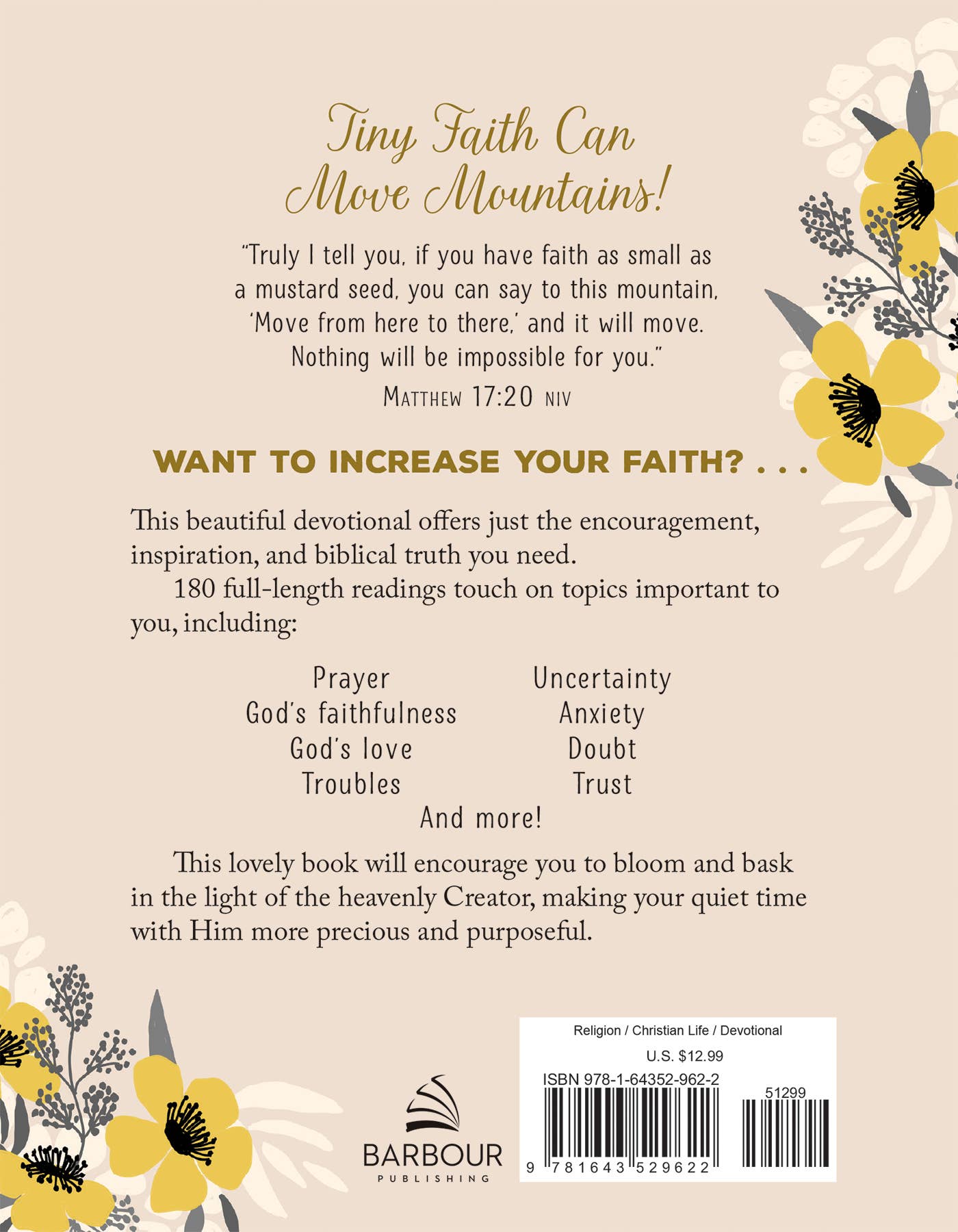 A Mustard Seed Faith: Devotions & Prayers for Women