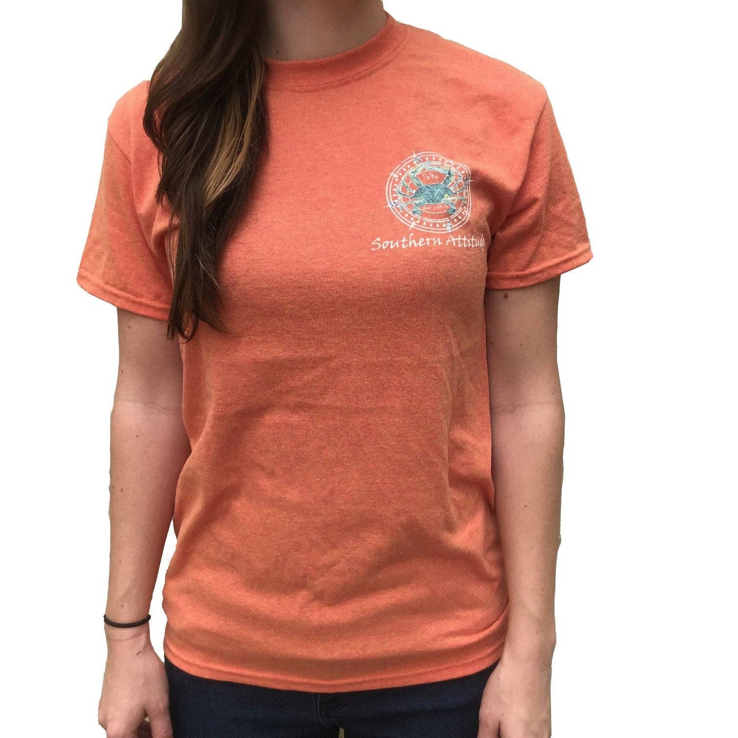 Salty Deal With It Crab Shirt-Sunset Color