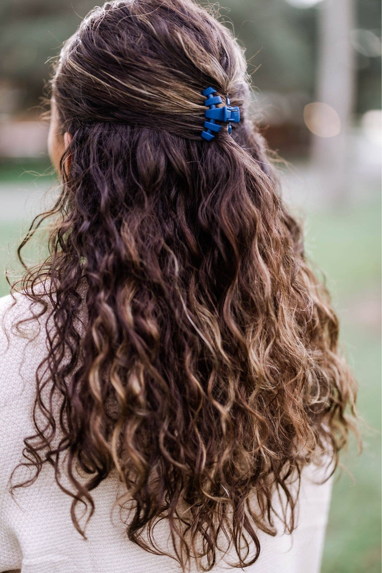 Classic Midnight Rain Tiny Hair Clip