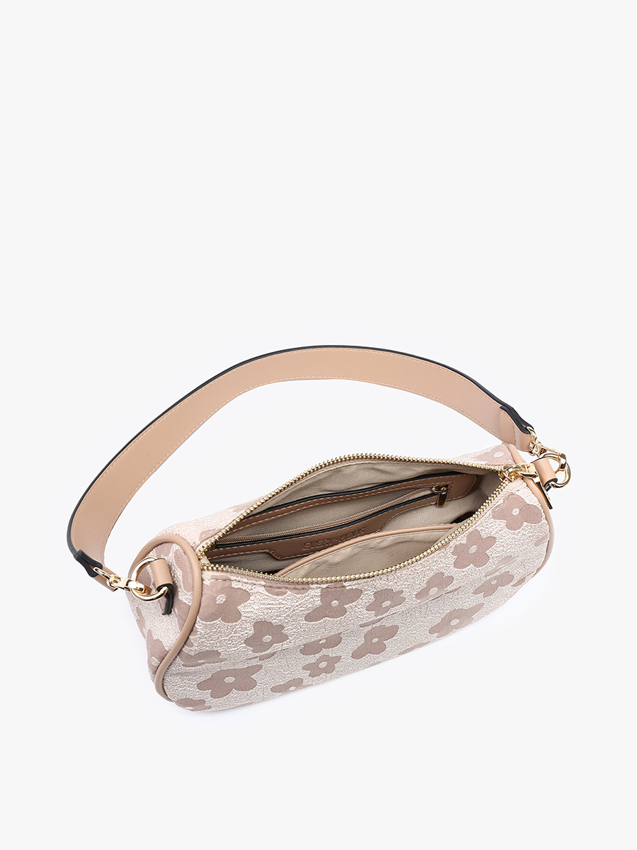 Asia Floral Shoulder Bag - Blue