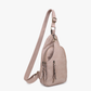 M2342 Nikki Dual Compartment Sling Pack Bag: Wine