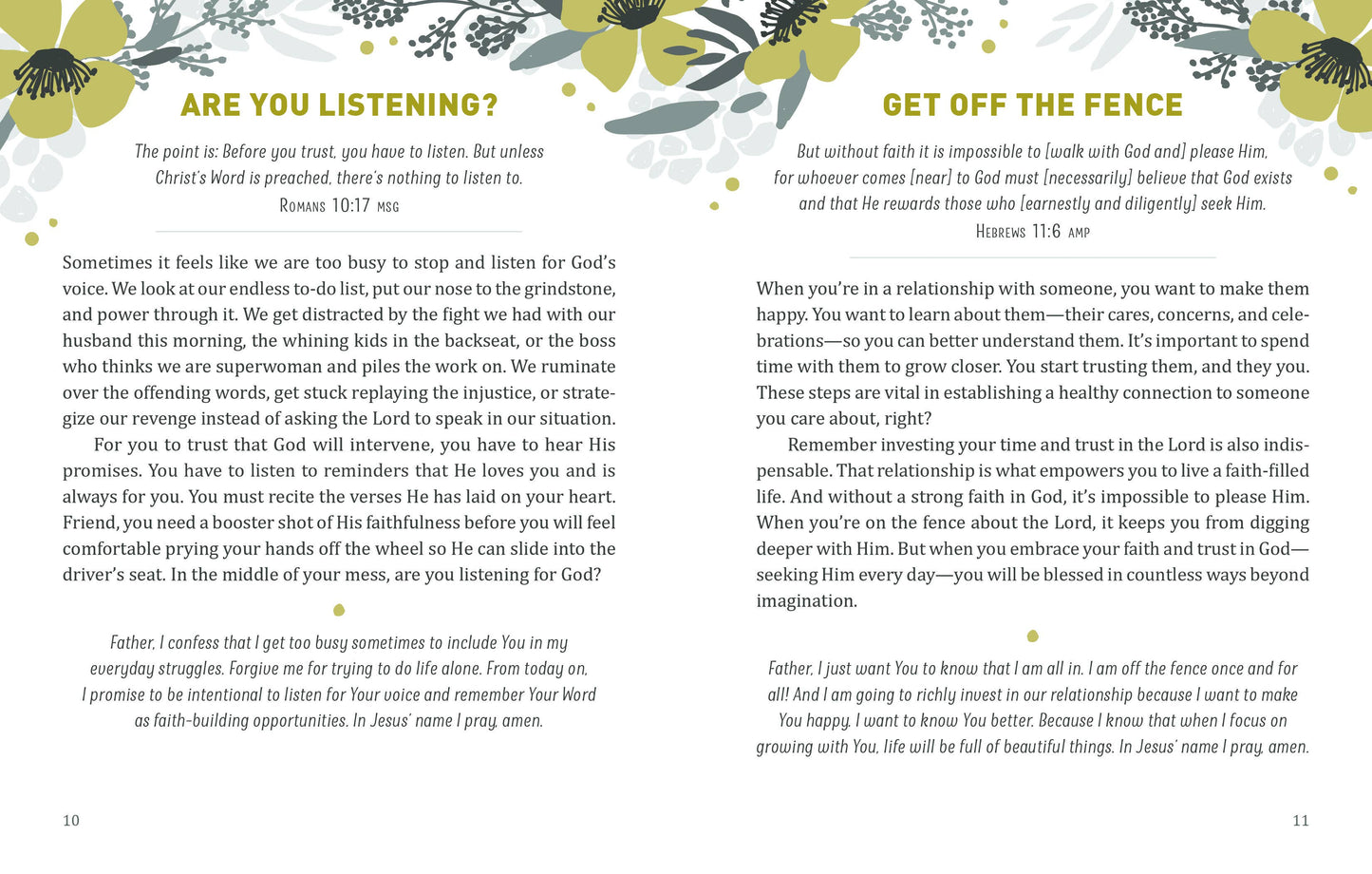 A Mustard Seed Faith: Devotions & Prayers for Women