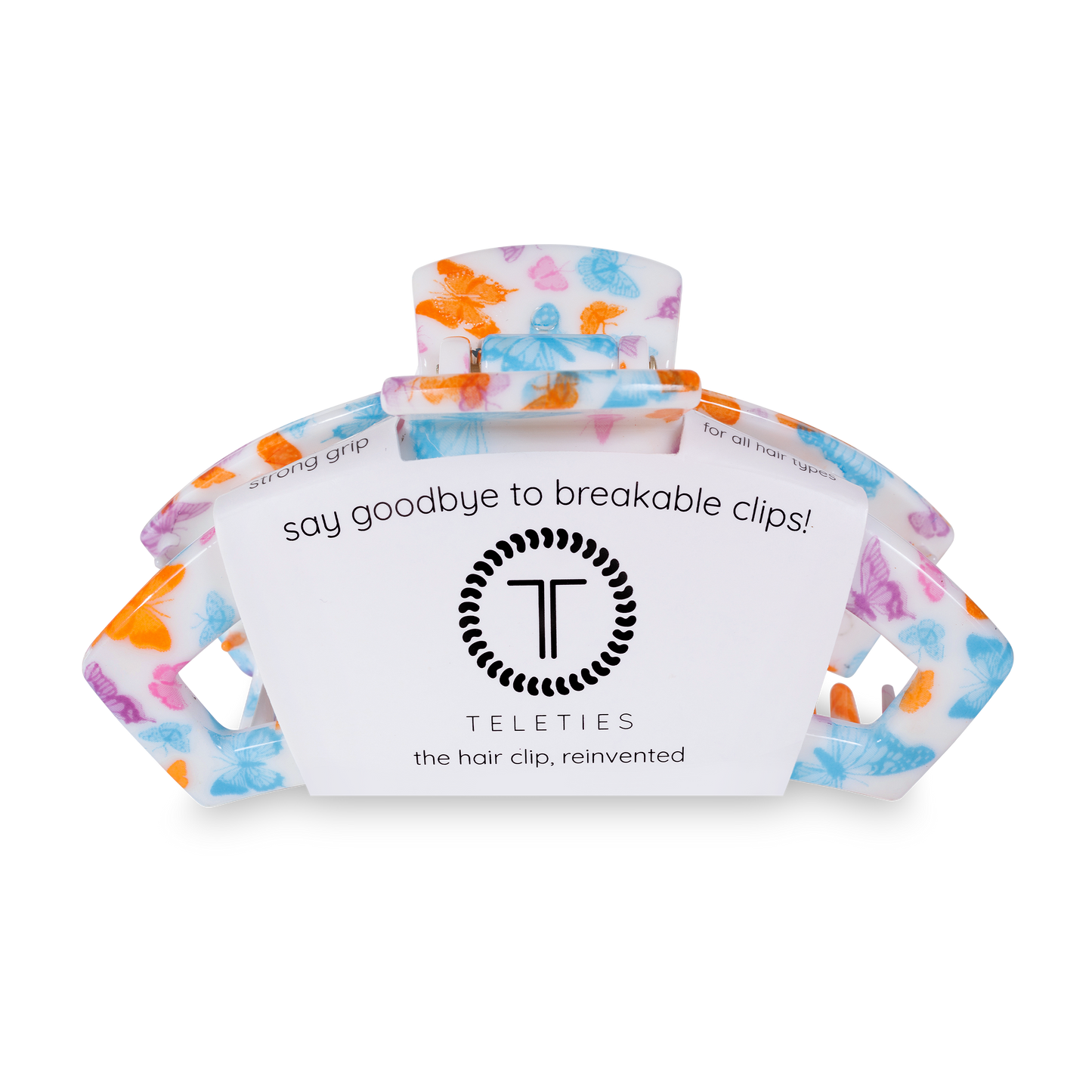 Open Fluttering By Large Hair Clip