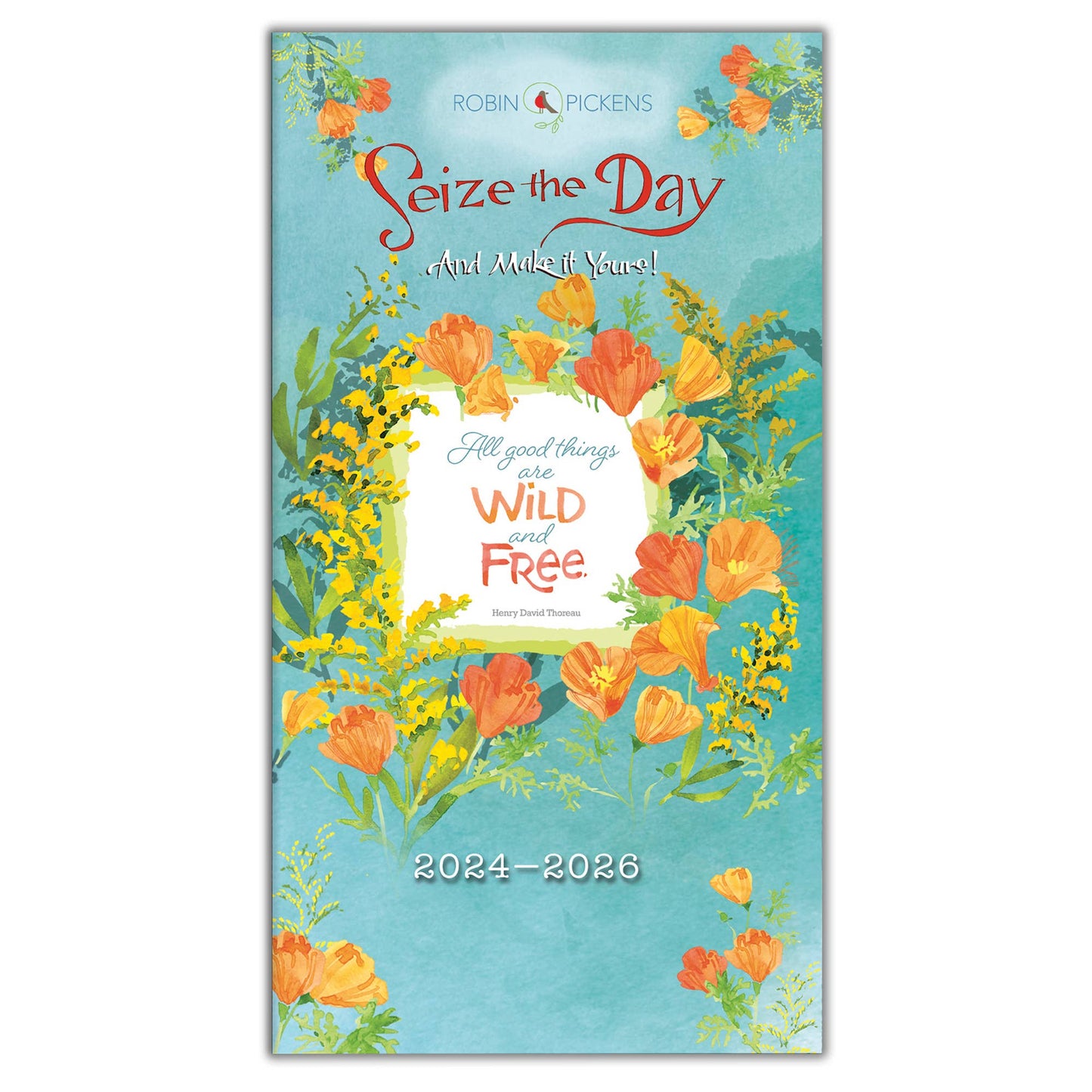 2025 Seize the Day Two-Year-Plus Pocket Planner: Lay-Flat Binding / Weekly / English