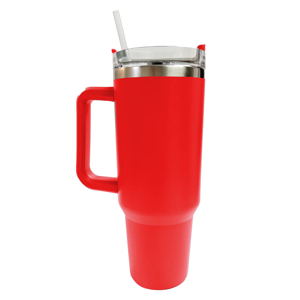 Red 40 oz. Tumbler – Enchanted Florist and Gifts