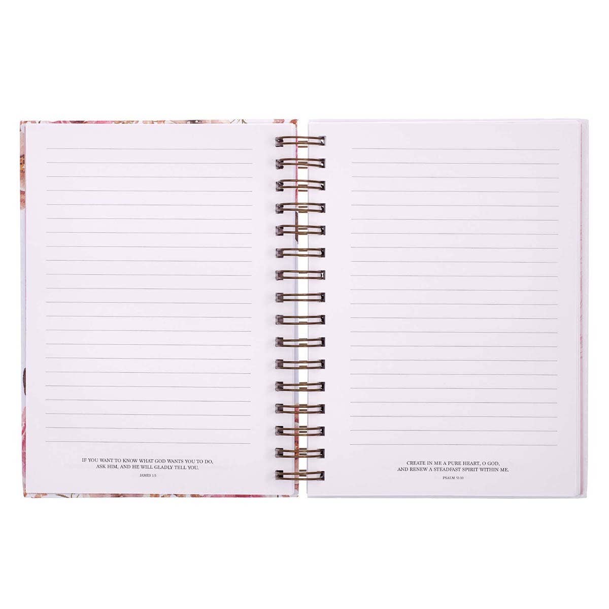 With God All Things are Possible Large Wirebound Journal wit
