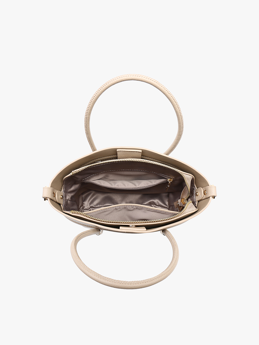 Lisbon Dual Handle Satchel/Hobo Bag