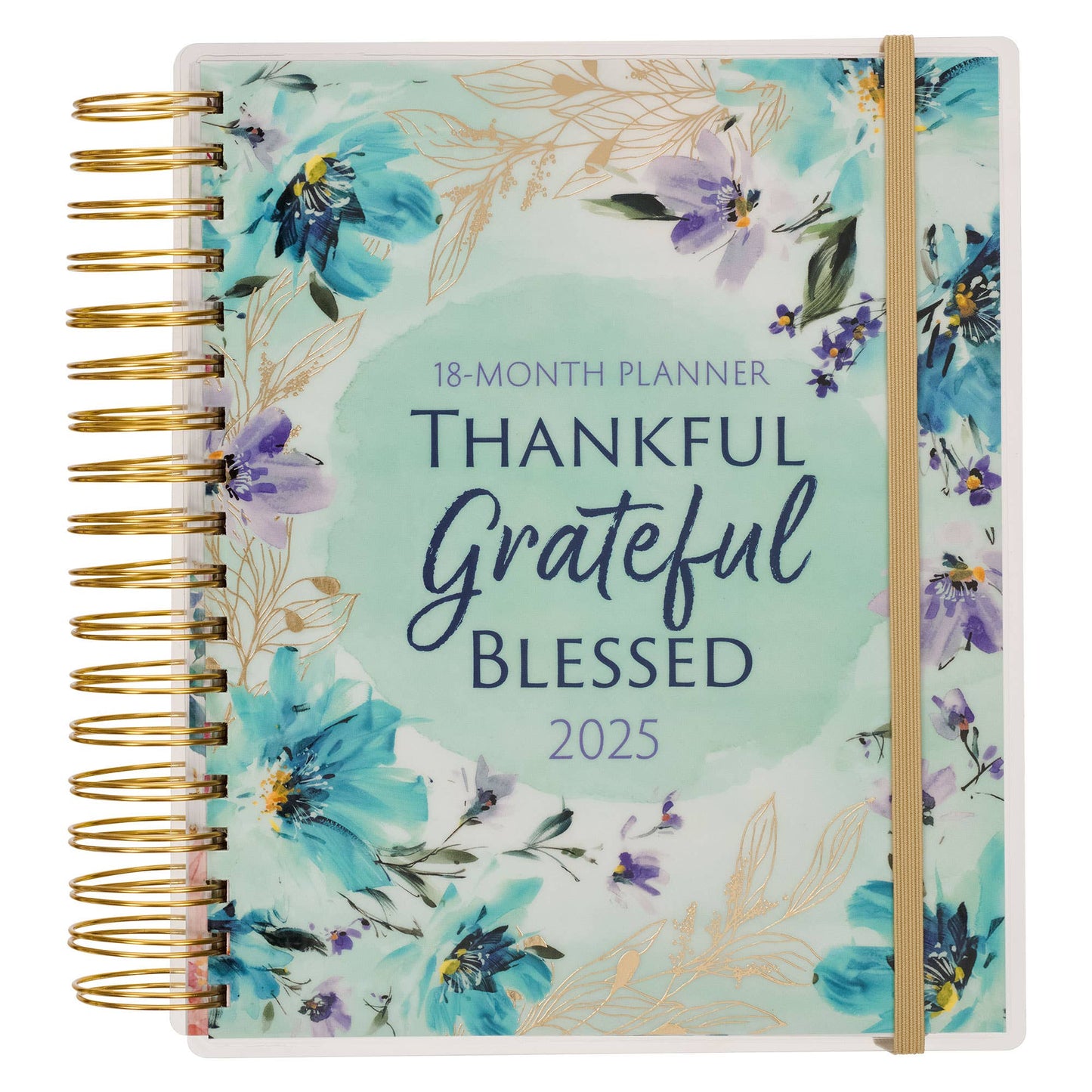 2025 Wire 18 Month Planner Thankful Grateful Blessed