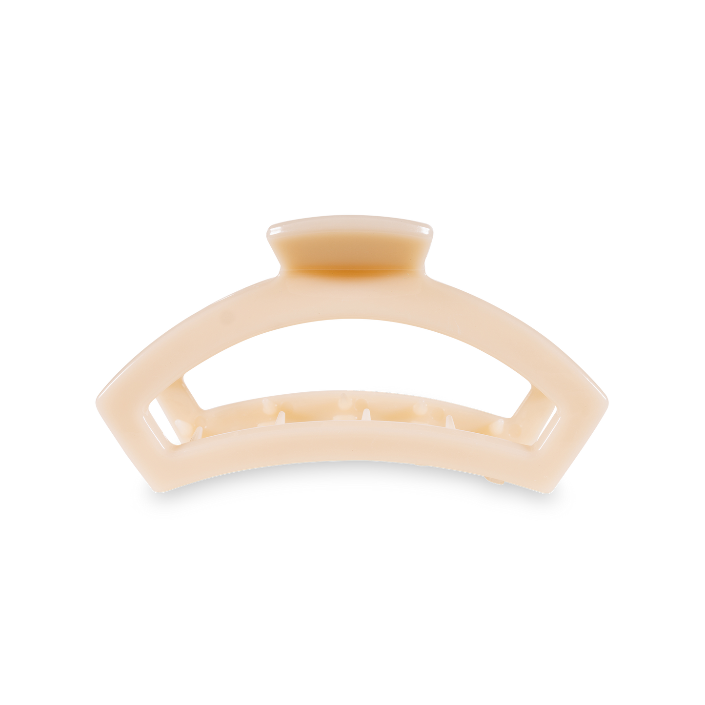 Open Almond Beige Hair Clips