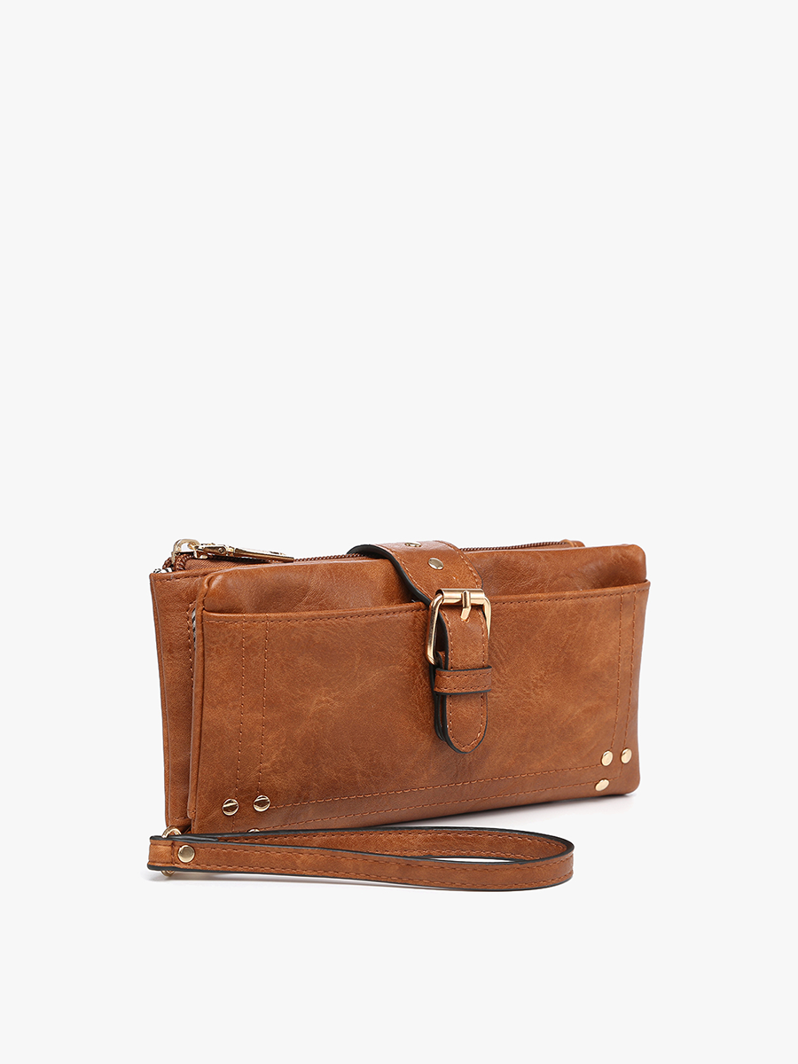 Cadence Buckle Wallet - Khaki