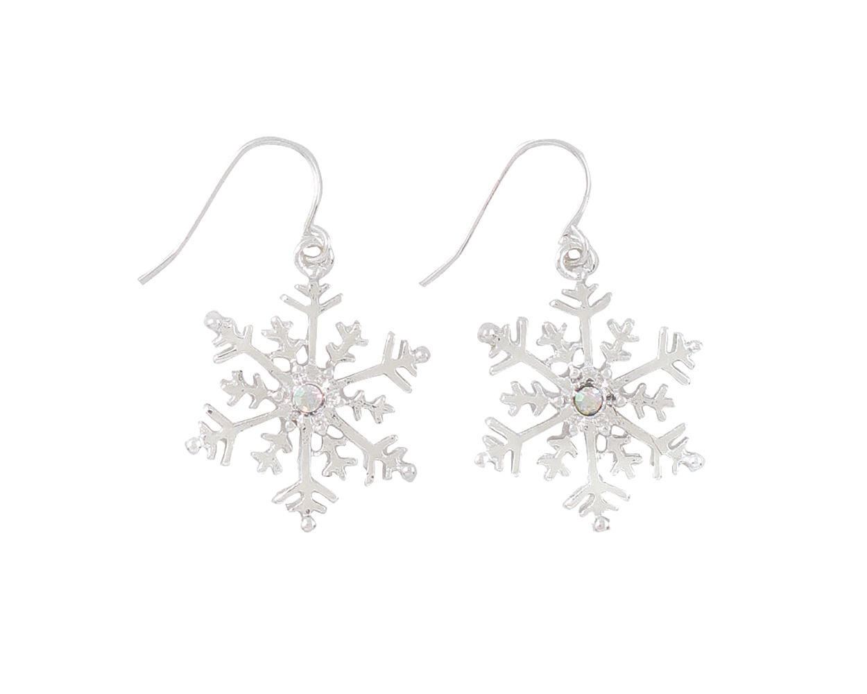 Silver Snowflakes Earrings