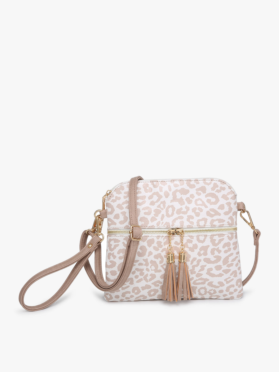 M1785 Tara Double Zip Crossbody/Wristlet: Penny