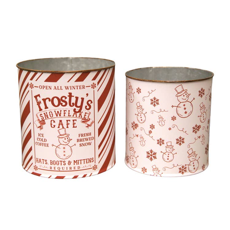 Set of 2 Frosty Cafe Buckets