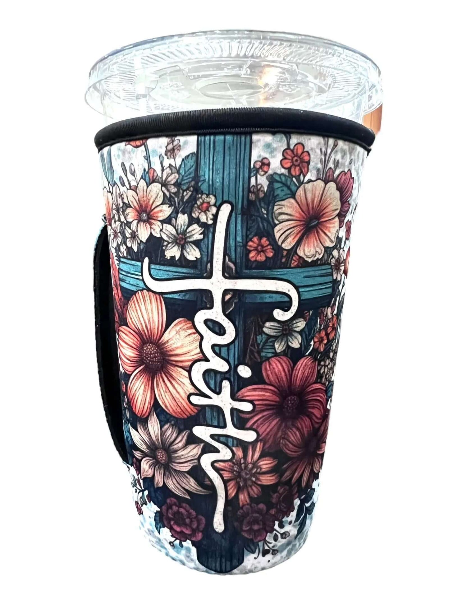 20 OZ FAITH Boho Insulated Cup Cover Sleeve