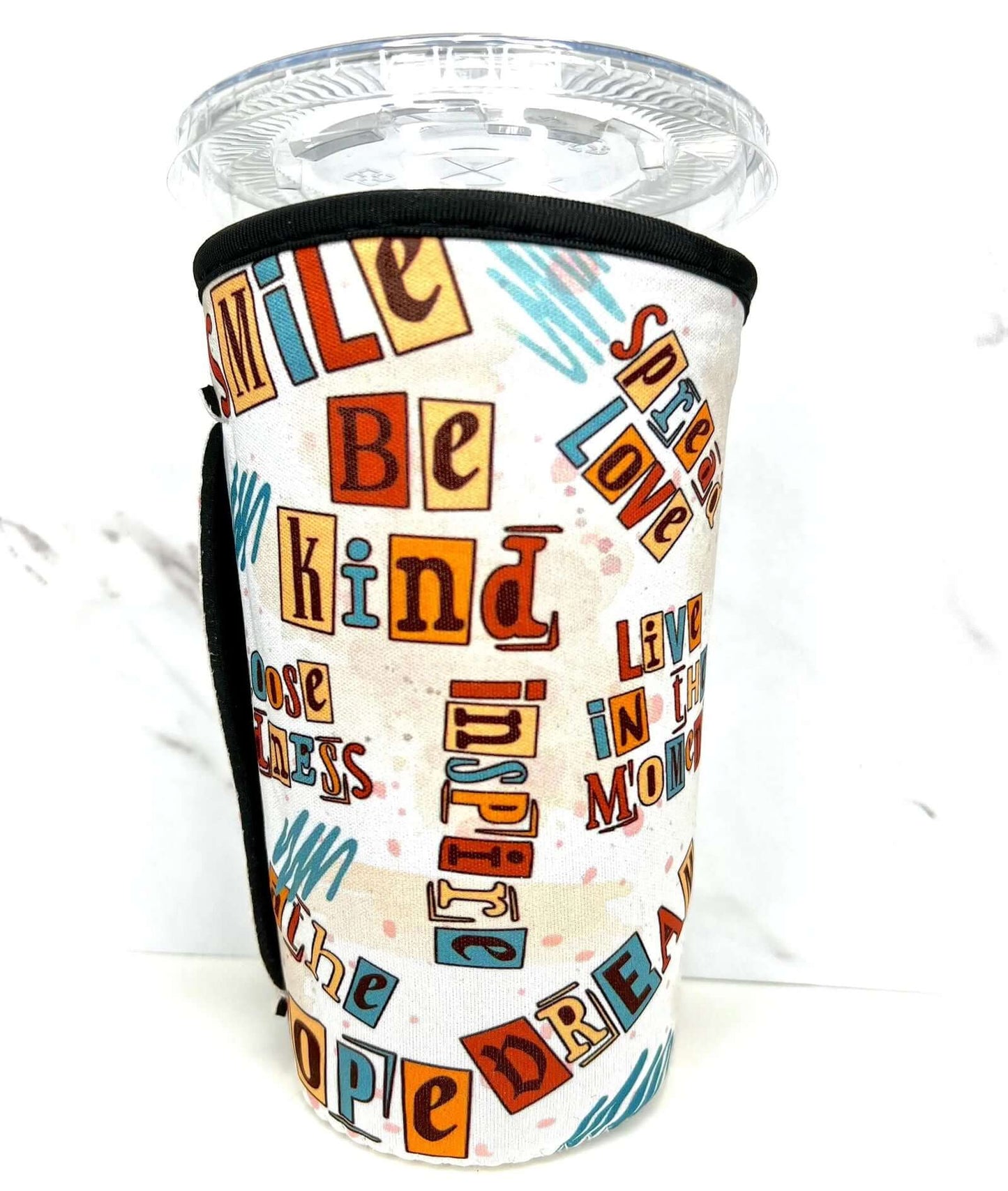 20 OZ Ladybugs Grandkids Grandparent Insulated Cup Cover Sleeve