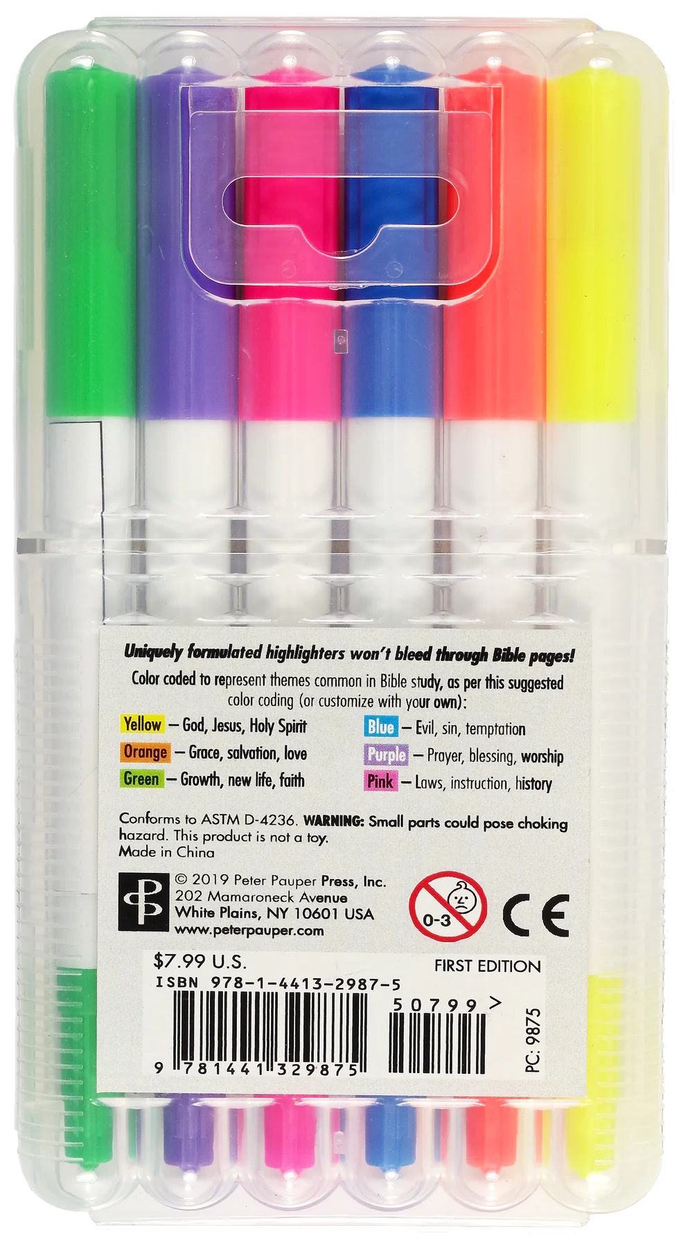 Bible Dual-Tip Highlighters (6-piece Set)