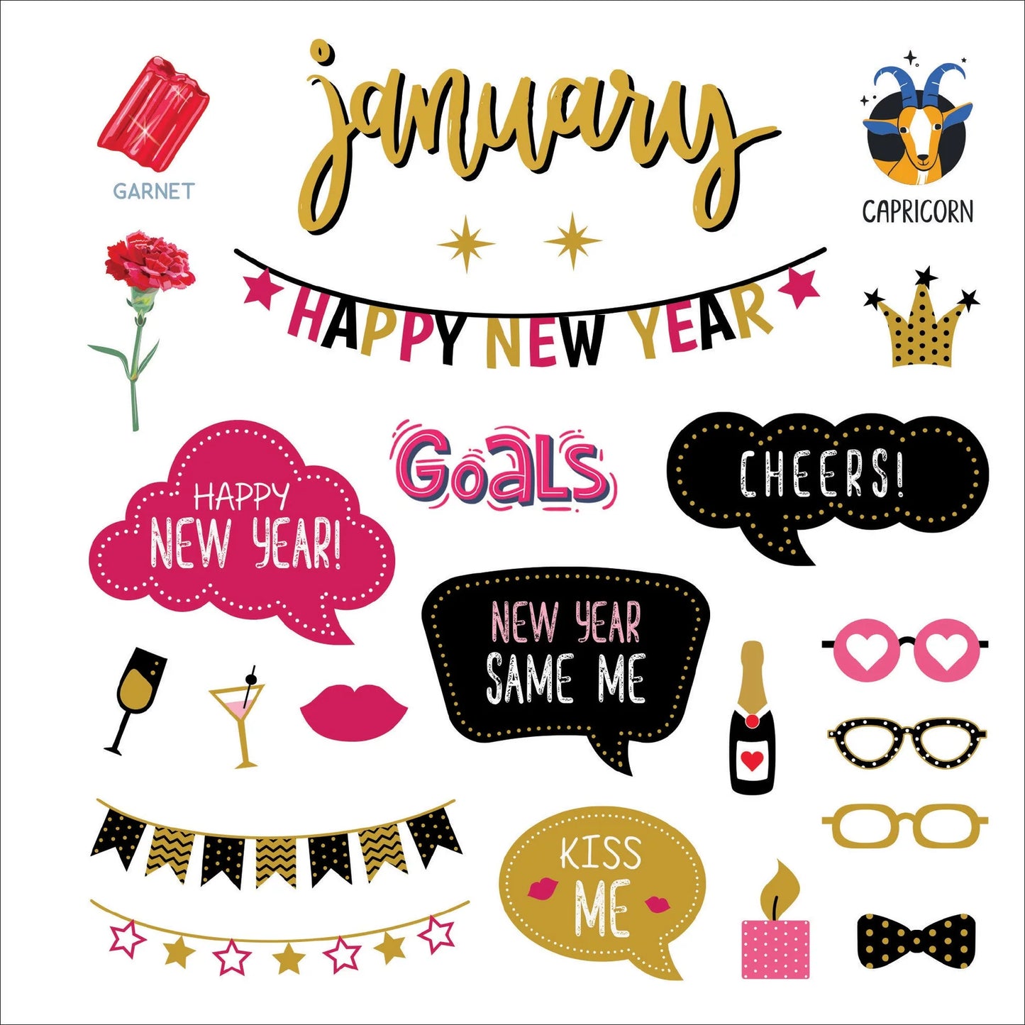 A Year in Stickers