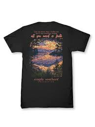 Simply Southern “All You Need Is Faith” Short Sleeve Shirt