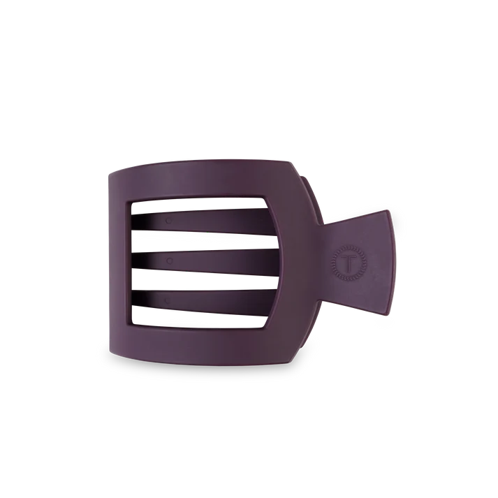 Burgundy Bliss Flat Square Clip