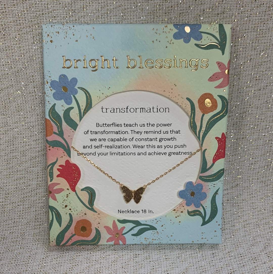 Bright Blessings Necklace - Transformation (Butterfly)