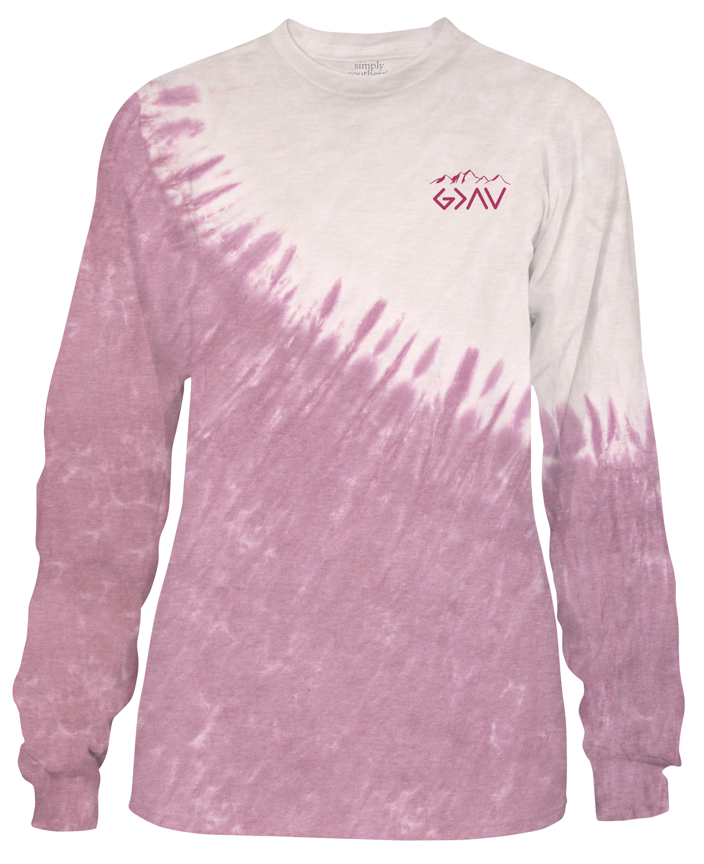 "God Is Greater" Tie Dye Long Sleeve Shirt