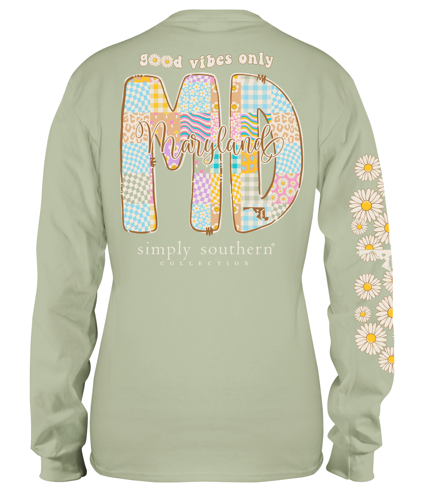 "Good Vibes Only" Virginia State Shirt