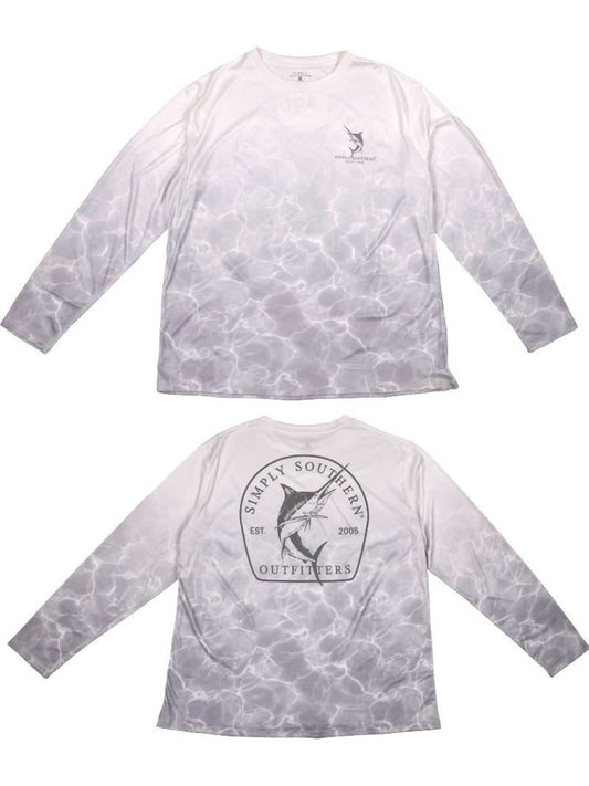 Marlin Rash Guard Long Sleeve Shirt