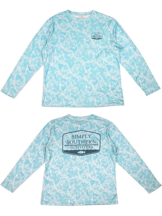 Simply Southern Ocean Rash Guard  Long Sleeve Shirt